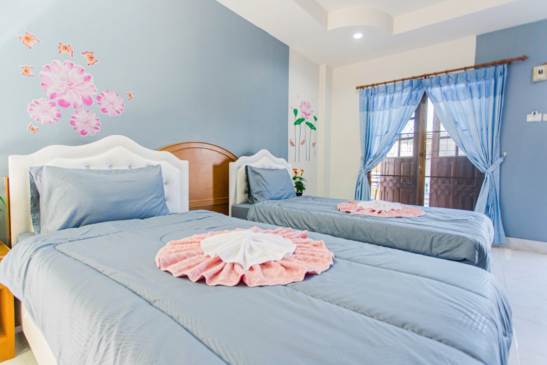 บรรยากาศห้องพักเตียงแฝด รูปที่ 4